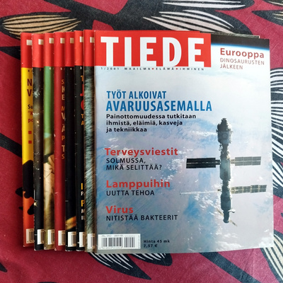 Tiede - lehden vuosikerta  2001  (1 - 8)