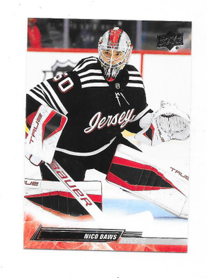 2022-23 Upper Deck #108 Nico Daws New Jersey Devils MV