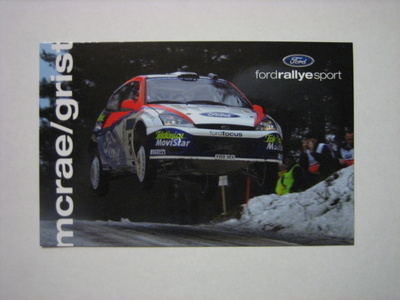 Ford rallikortti 18 D: Ford Focus / Colin McRae
