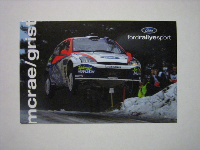 Ford rallikortti 18 D: Ford Focus / Colin McRae