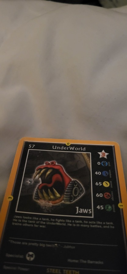 Chaotic UnderWorld 57 card