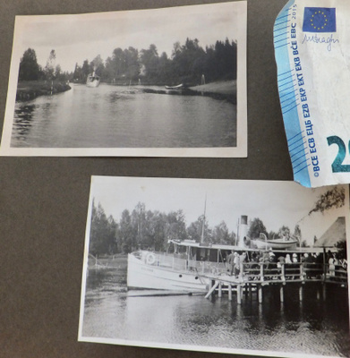 8 VANHAA Valokuvaa Laiva kalervo ym 1920-l pohjois Kallavesi