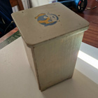 Kissa pieni hieno vintage puinen kaappi - pikkukuva 3