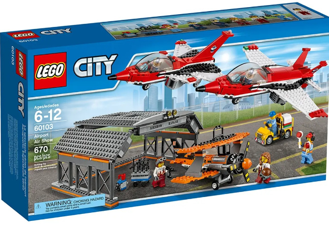 [ LEGO ] 60103 City - Lentokentän Lentonäytös (UUSI 2016)