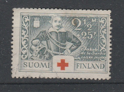 Suomi 1934, PR merkki 2,50mk+25p,  , leimattu