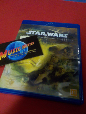 STAR WARS I + II + III 3x BLU-RAY