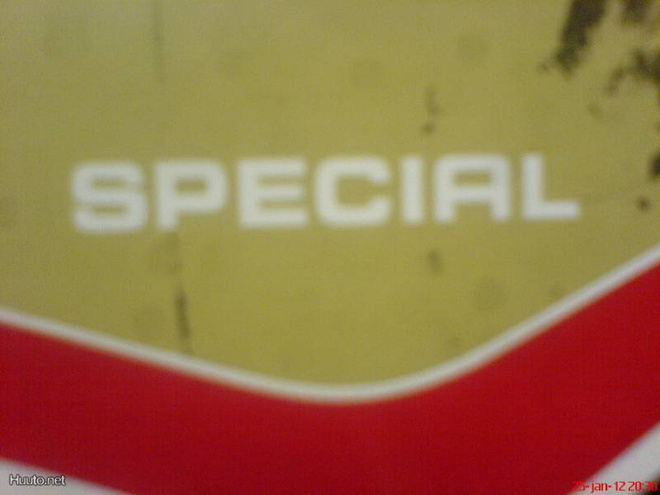 Tunturi Trial SPECIAL katteen "special" tarra