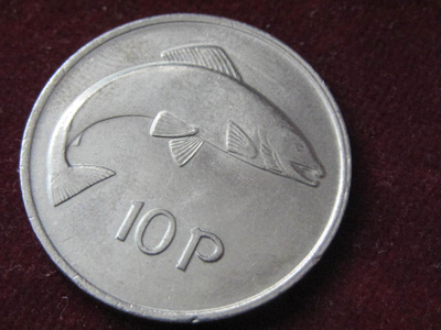 10 pence 1980. Irlanti-Ireland