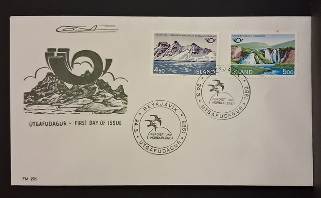 Islanti - Fa-633-634 FDC - 1983
