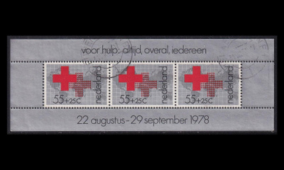 Alankomaat 1125BL18o ** Punainen Risti (1978)