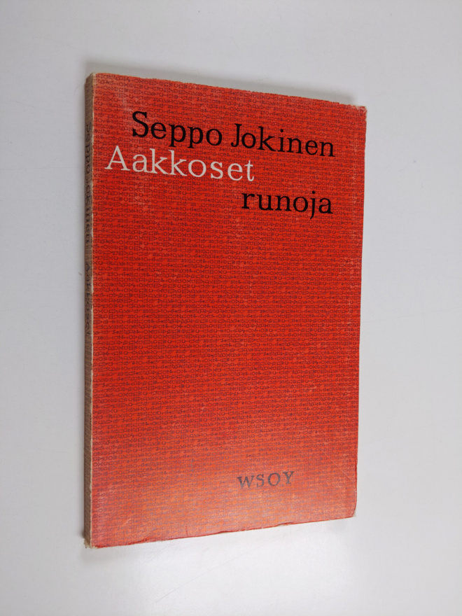 Seppo Jokinen : Aakkoset : runoja