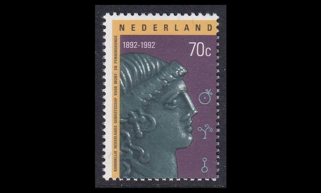 Alankomaat 1443 ** Numismaatikkoseura 100v raha (1992)
