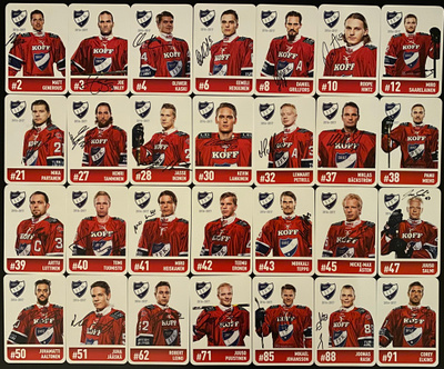 16-17 HIFK Team Issue nimikirjoituksella (28 erilaista)