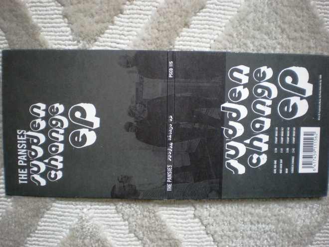 CD The Pansies: Sudden Change