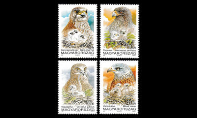 Unkari 4202-5 ** Luonnonsuojelu petolintuja (1992)