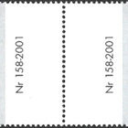 Ål 2001 Tuulimyllyt 20,00 mk välilöpari numero ** LaPe 194 - pikkukuva 2