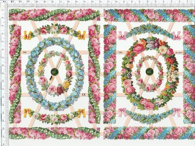 ~ EF 7352, kauniit kukkakehykset-arkki ~