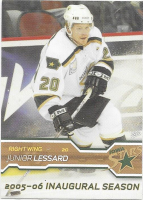 2005-06 Iowa Stars #20 Junior Lessard ex- Ilves farmi