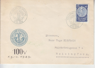 FDC 1949 TKK