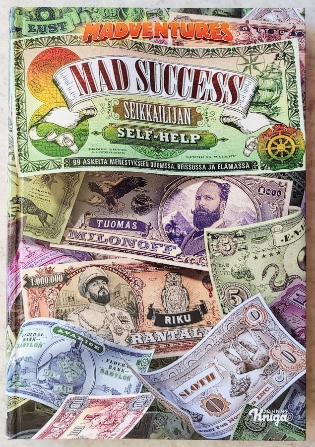 Madventures SEIKKAILIJAN SELF-HELP – kirja Johnny Kniga 2015