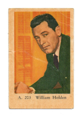 Purkkakuva A. N:o 203 WILLIAM HOLDEN.