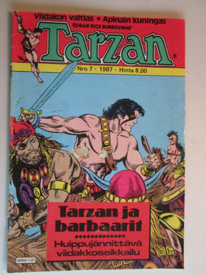 TARZAN 7 / 1987 SARJAKUVALEHTI