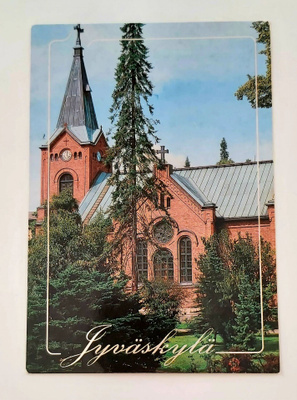 JYVÄSKYLÄ Kaupungin kirkko - KULKEMATON POSTIKORTTI