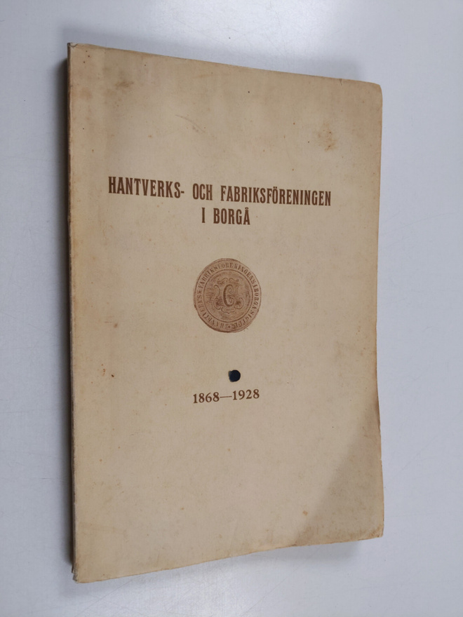 V. Lindroos : Hantverks- och fabriksföreningen i Borgå 18...