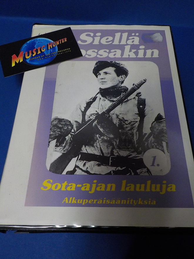 SIELLÄ JOSSAKIN - SOTA-AJAN LAULUJA 4x C-KASETTI BOKSI (W)