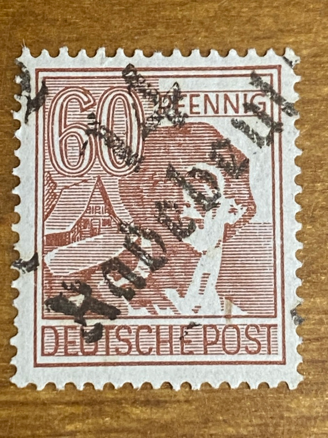 SAKSA 1948 NEUVOSTOLIITTO SEKTORI MERKKI**