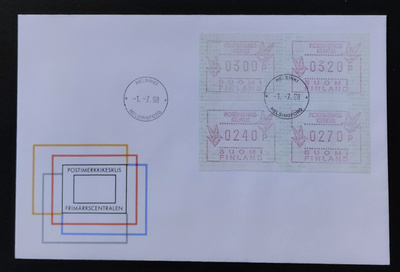 1998 FDC Frama Postimerkkikeskus