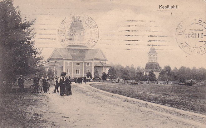 KESÄLAHTI KIRKKO1915 KULKENUT