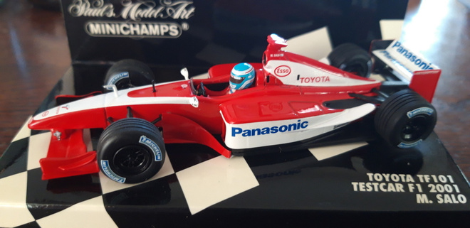Minichamps 1/43 Mika Salo Toyota Test car TF101