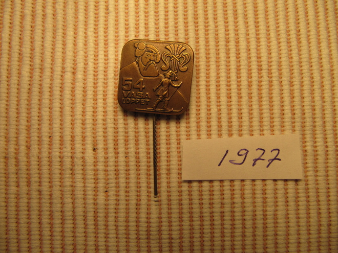 Vasaloppet rintamerkki 54:s hiihto 1977