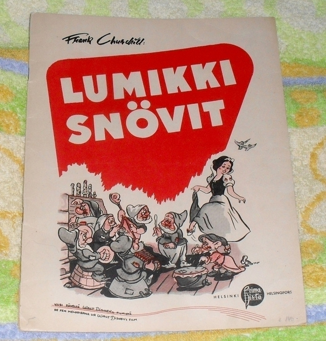 Lumikki Snövit nuottivihko