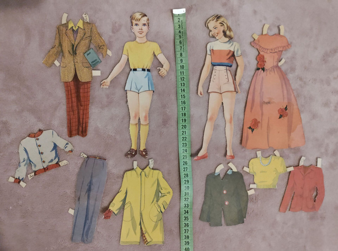 Paperinuket Jean & Jack 1940-50-luku