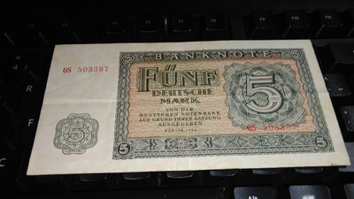 Germany Saksa 5 Mark 1955 P17 VF