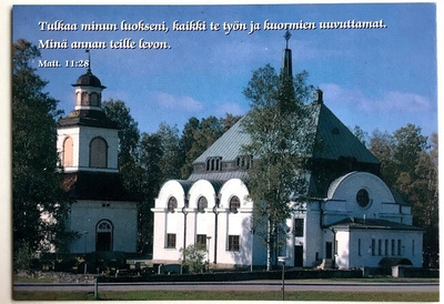 Alavus kirkko Postikortti