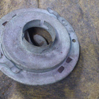 Polttimon pidike (iso peltilautanen) 60-lukua? 48mm reikään - pikkukuva 2