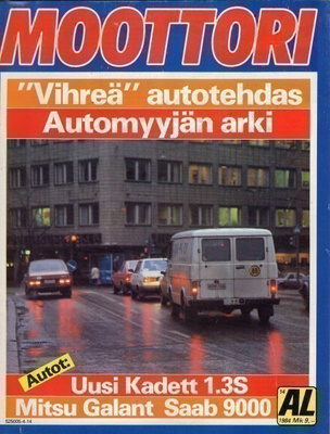 Moottori n:o 14 1984 Opel Kadet 1.3 S  Mitsubishi Galant.