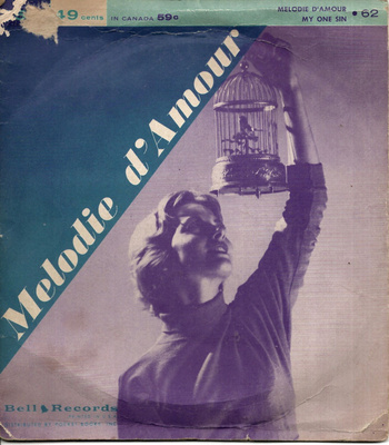MICHAEL STEWART QUARTET: Melodie D'Amour / My One Sin  7"kk