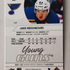 Jake Neighbours 2021-22 UD Series 2 Young Guns - pikkukuva 2