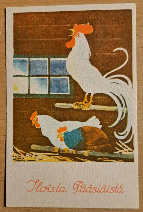 Kirsti Liimatainen, pääsiäisk. kanalassa, kulkematon