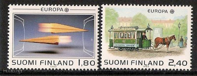 Lape 1048-49 *** postituore, Eurooppa merkit 1988