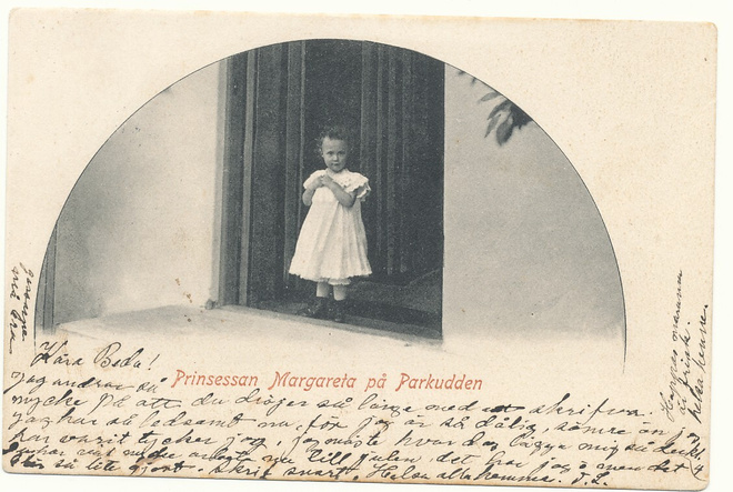Ruotsin Prinsessa Margareta - vanha Carte Postale