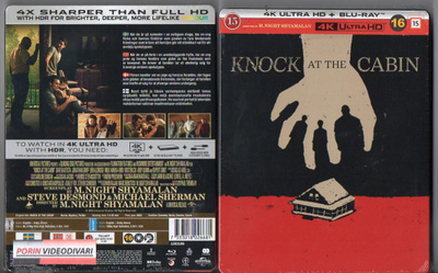 Knock At The Cabin (49 534) UUSI -FI- BLU-RAY Steelbox, (2)