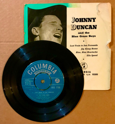 Johnny Duncan and His Blue Grass Boys 7" EP