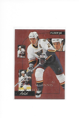 1994-95 Fleer Slapshot Artists #5of10 Al MacInnis St Louis