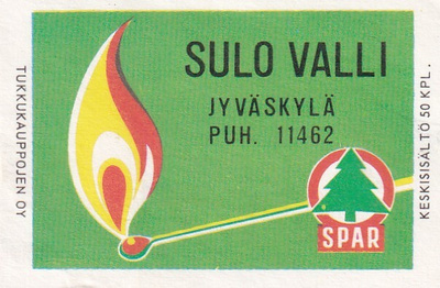 Jyväskylä. Sulo Valli . SPAR    s37