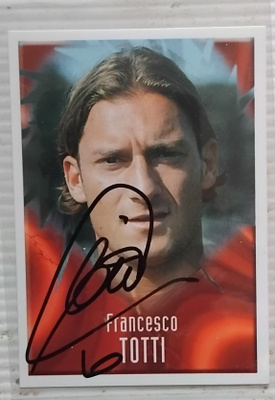 Francesco Totti Roma signed